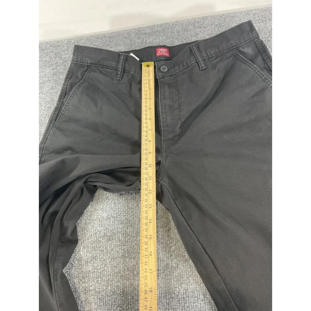 Levi's XX Chino Standard Taper 34x34 Men's Stretch Straight Pants Black New